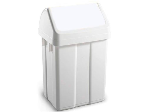 Contentor tts plastico com tampa max 12 litros branca 400x230x200 mm , Tts , 79959 , 8011706037919